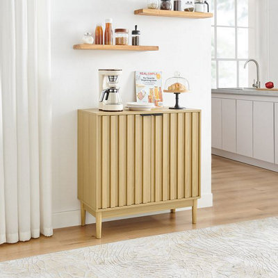 Oak Sideboard Buffet Cabinet w/ Storage