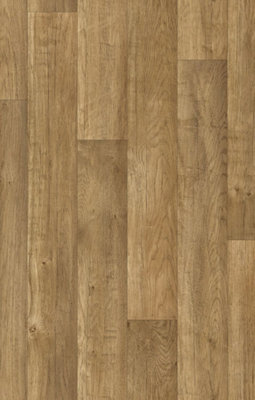 Oak Vinyl Wood Effect Vinyl Flooring 4m x 2m ( 8m2)
