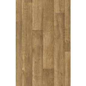 Oak Vinyl Wood Effect Vinyl Flooring 4m x 2m ( 8m2)