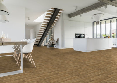 Oak Vinyl Wood Effect Vinyl Flooring 4m x 4m ( 16m2)