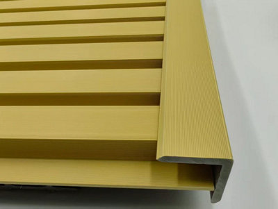 Oak WPC Composite Angle Trim 290CM Pack of 10 Outdoor Corner Edge Trim ...