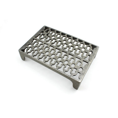 Oakcrafts - Antique Cast Iron Double Air Brick - 230mm x 155mm - 3
