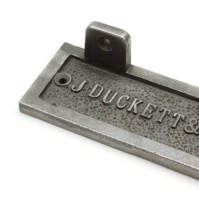 Oakcrafts - Antique Cast Iron J Duckett & Son Alcove Brackets - 3