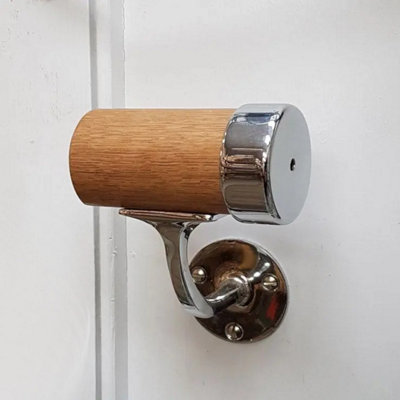 Oakcrafts - Chrome End Cap Socket for Handrails 54mm - Single Unit - 3