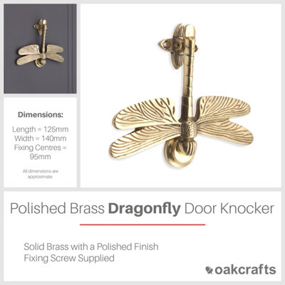 Don-Jo 12" Solid Bar Stock Door Pull – Round Polished Brass, Through Hole Mount, 3" Projection