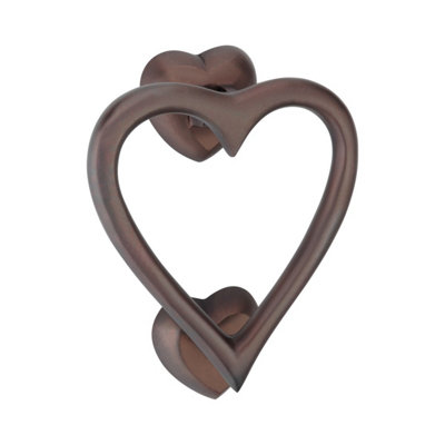 Oakcrafts - Heart Door Knocker Aged Bronze Finish Price Comparisons | Compare The Build