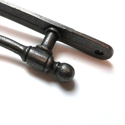 Oakcrafts - Pair of ALBION Antique Cast Iron Shelf Brackets - 195mm x 185mm - 3