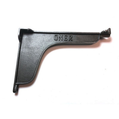 Oakcrafts - Pair of Antique Cast Iron GNER Window Box/Shelf Brackets - 150mm x 100mm