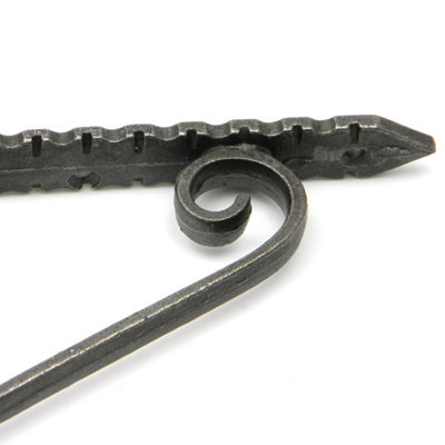 Oakcrafts - Pair of Antique Cast Iron Simple Scroll Shelf Brackets  - 150mm x 150mm - 3