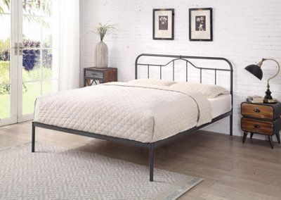 Oakenholt Double 4ft 6 Black Metal Bed Frame