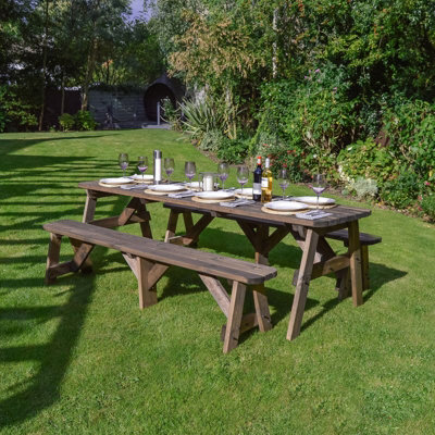 Garden picnic bench discount b&q