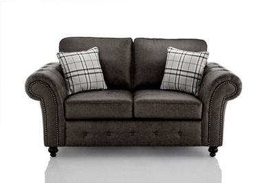 Oakland Faux Leather 2 Seater Sofa