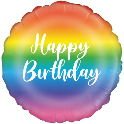 OakTree Happy Birthday Holografische Hängewirbel – 6 Stück In Rosa, 81 Cm Lang, Perfekt Für Geburtstagsdekoration
