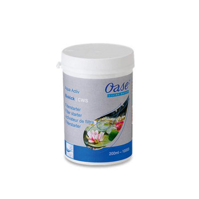 Oase AquaActiv BioKick Pond Filter Starter Bacteria, 200 ml