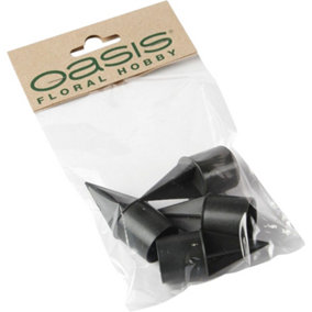 Oasis Candleholders (Pack Of 4) Black (One Size)