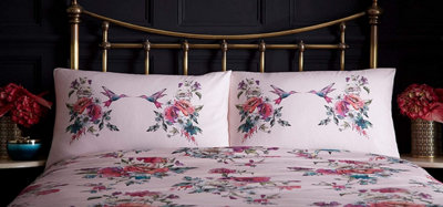 Oasis Leena 180TC Floral Duvet Cover Bedding Pillowcases