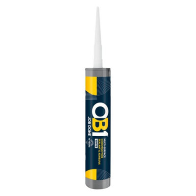 OB1 Multi-Surface Construction Sealant & Adhesive White, 290ml - Hybrid ...