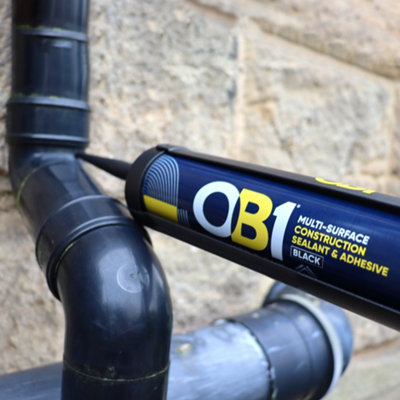 OB1 Multi-Surface Sealant & Adhesive Black - 2 x 290ml - Ideal for ...