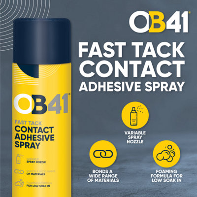 Buy HEAVY DUTY ALL PURPOSE SPRAY ADHESIVE GLUE FOR FOAM CARPET TILE Craft Fabric Packaging 500 Ml 2