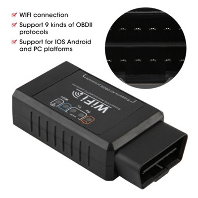OBD2 OBDII CAN BUS WIFI Car Diagnostic Tool Auto Scanner Code Reader