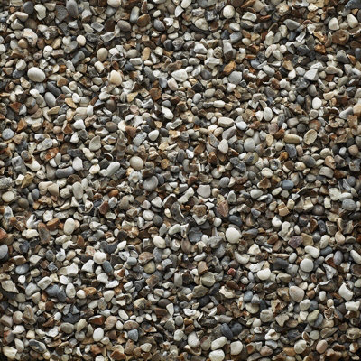 Ocean Flint Bulk Bag 850 kg Chippings - 15-22 mm Multi-Coloured Stone - L10 x W10 x H8 cm - 3