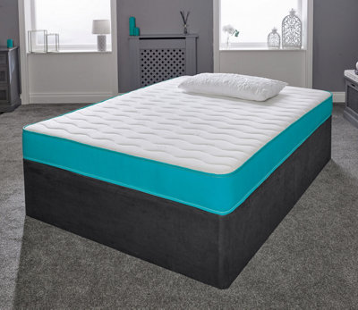Ocean Memory Foam Spring Mattress Double DIY at B&Q
