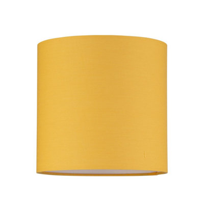 Ochre Yellow Textured Cotton 17cm Table Lamp Shade