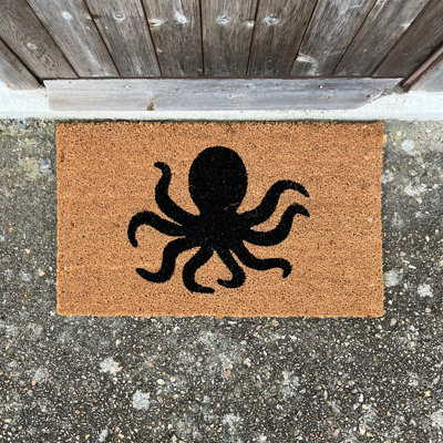 Octopus Indoor & Outdoor Coir Doormat DIY at B&Q