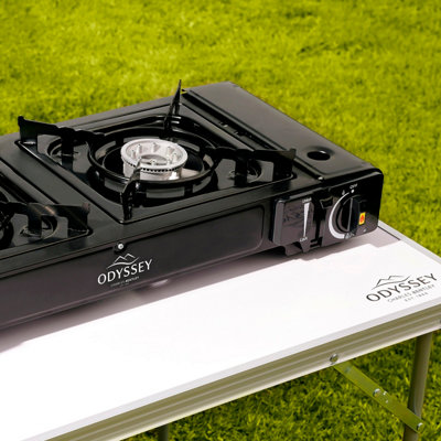 Odyssey Portable Camping Gas Stove Cooker Double - 3