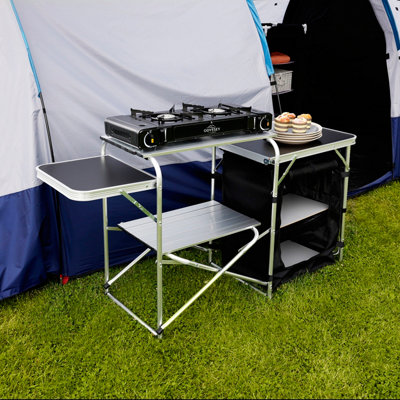 Odyssey Portable Camping Gas Stove Cooker Double - 5