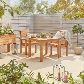 Off the Grain 2 Seater Wooden Bistro Set