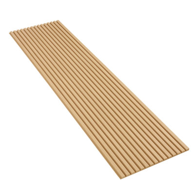 Off the Grain Slat Wall Panels - Unprimed MDF Wall Panel for Painting - 2.4m x 40cm
