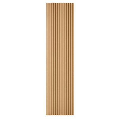 Off the Grain Slat Wall Panels - Unprimed MDF Wall Panel for Painting - 2.4m x 40cm