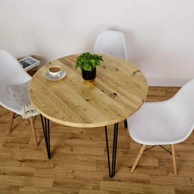 Off the Grain Wood Circular Dining Table - Wooden 100cm Diameter - Table Only