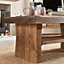Off the Grain Wooden Coffee Table with Storage - 1000mm (L) Rustic Solid Wood Coffee Table