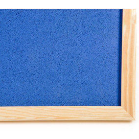 Office Centre 40x30cm Coloured Cork Memo Board Dark Blue