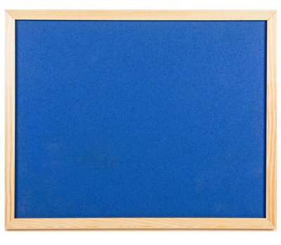 Office Centre 40x30cm Coloured Cork Memo Board Dark Blue