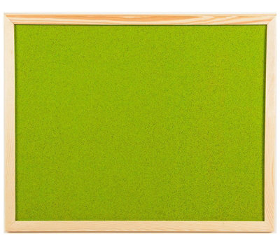 Office Centre 40x30cm Coloured Cork Memo Board Light Green