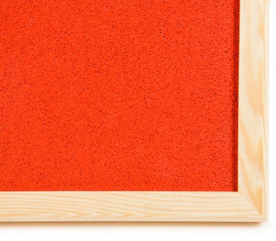 Office Centre 40x30cm Coloured Cork Memo Board Red