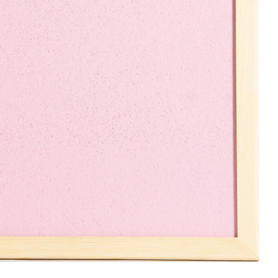 Office Centre 90x60cm Coloured Cork Memo Board (20 Pins and Fixings Included) Red