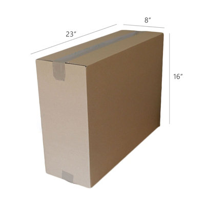 Office Centre Cardboard Moving Box H54 x L42 x W20cm (Set of 5)