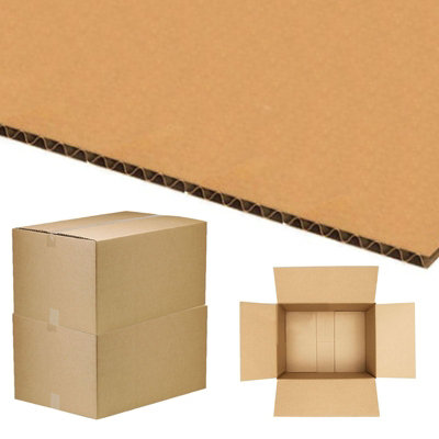 Office Centre Cardboard Moving Box W53 x L42 x H32cm (Set of 5)