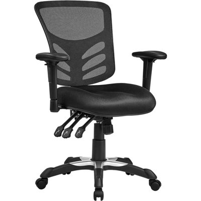 Office Chair Ergonomic, Computer Mesh Desk Chair, Adjustable Armrests, Unique Height Adjustable Backrest, Tilt Function