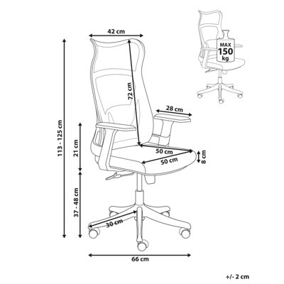 Office Chair Swivel BARD Fabric Green
