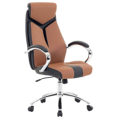 Office Chair Swivel FORMULA Brown