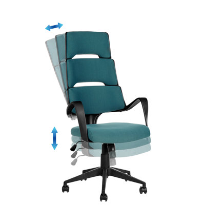 Office Chair Swivel GRANDIOSE Blue
