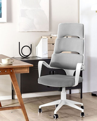 Office Chair Swivel GRANDIOSE Grey