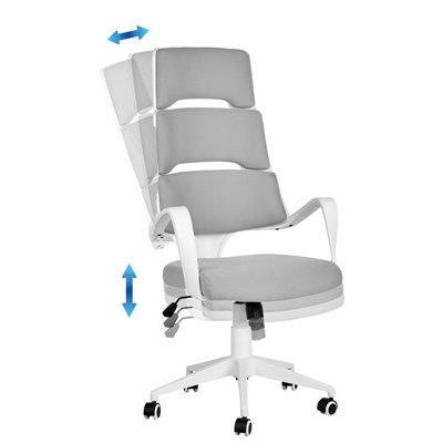 Office Chair Swivel GRANDIOSE Grey