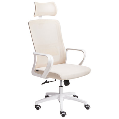 Office Chair Swivel MONARCH Fabric Beige