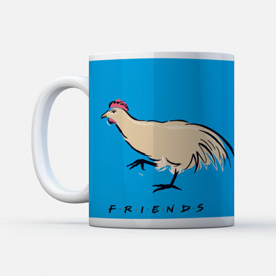 Official Friends The Chick And The Duck Mug 100% Ceramic, Dishwasher Safe